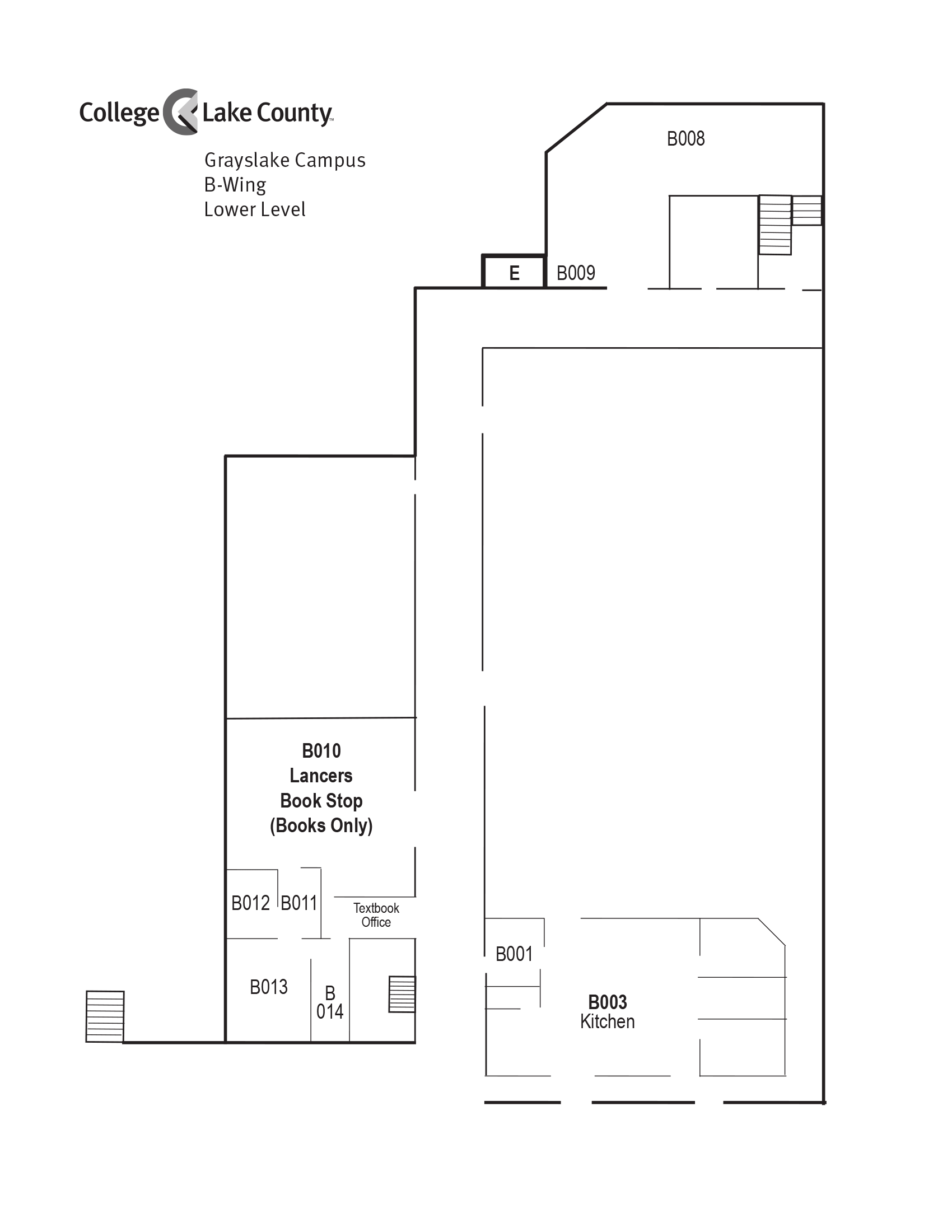 B Wing Lower Level