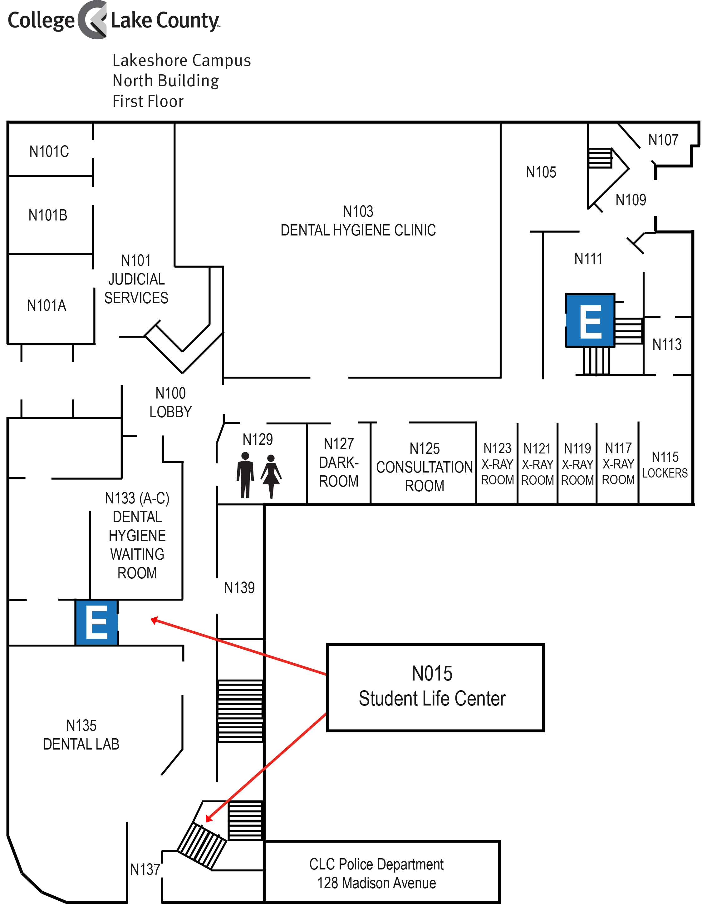 North Building Floor 1