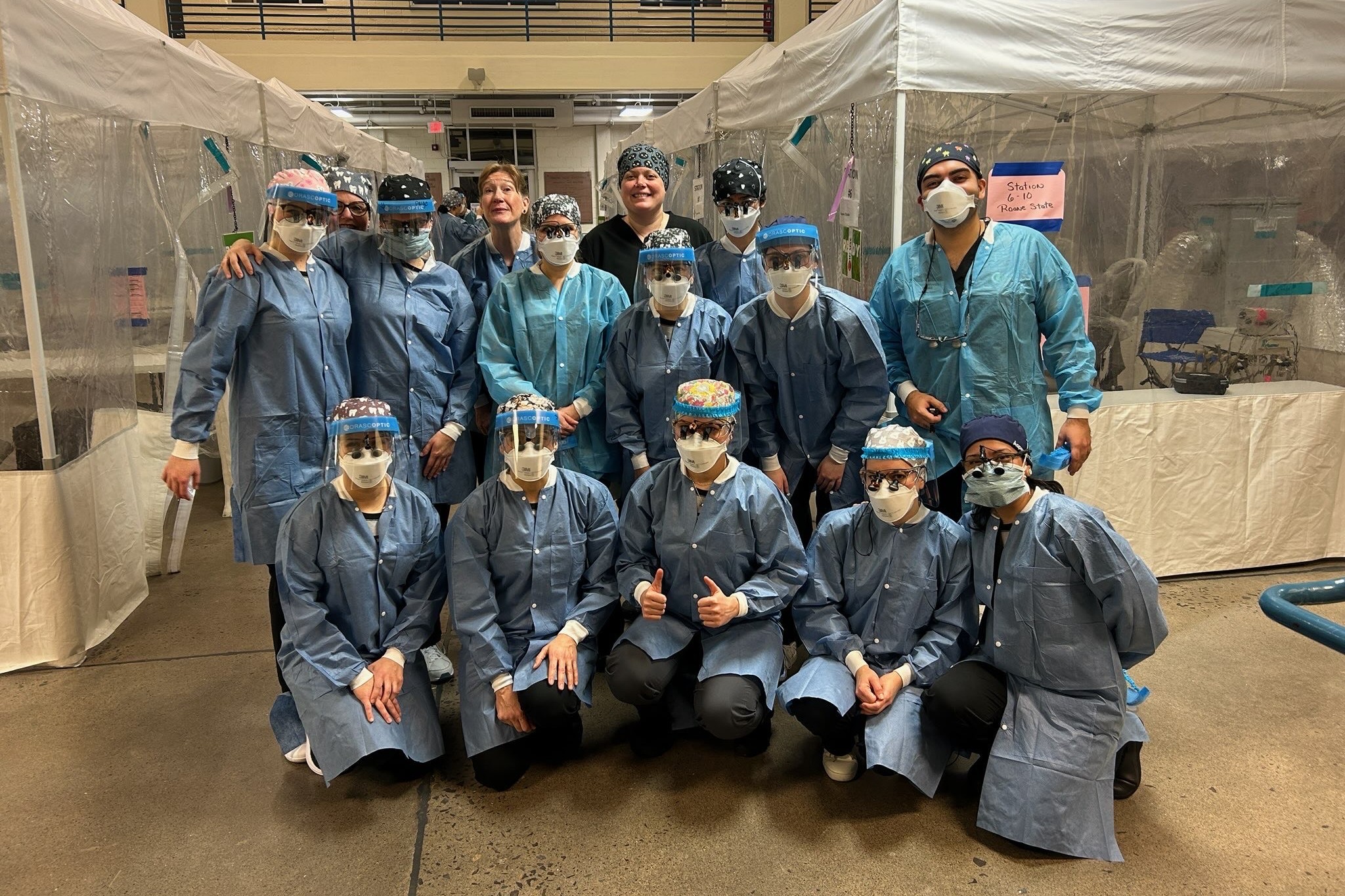 CLC students in Knoxville during the trip