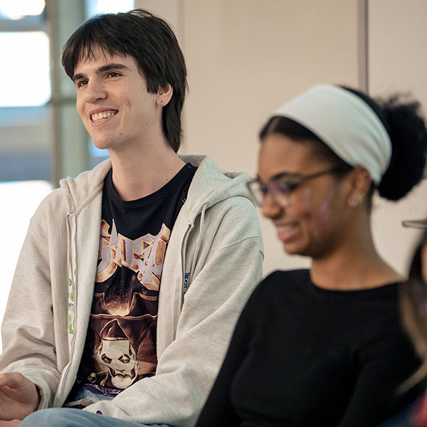 Smiling students at CLC