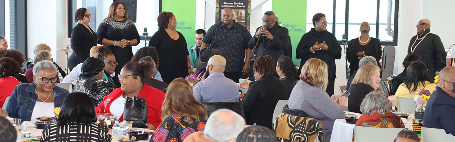 Group of people at a Foundation event