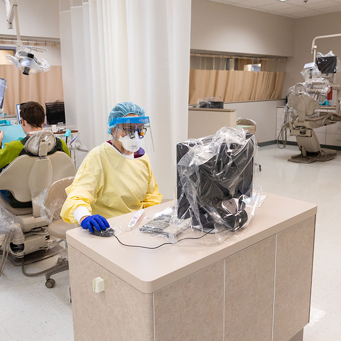 The dental hygiene clinic at Lakeshore Campus