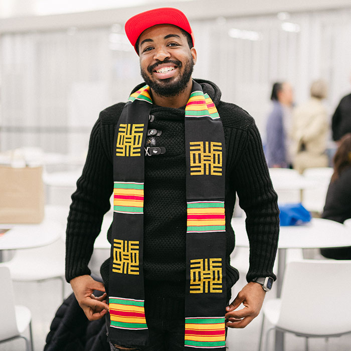 Smiling graduate