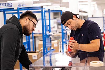 photo of different jobs in manufacturing